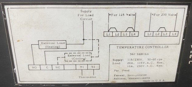 Fenwal 56105-2 Temperature Controller - Image 2