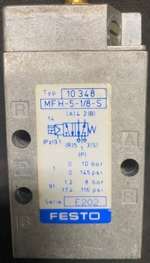 Festo 10348 MFH-5-1/8-S Pneumatic Valve - Image 3