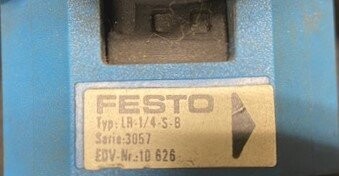 Festo LR-1/4-S-B Pneumatic Regulator Valve - Image 2