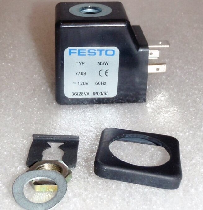 Festo MSW Solenoid Coil with Standard Socket