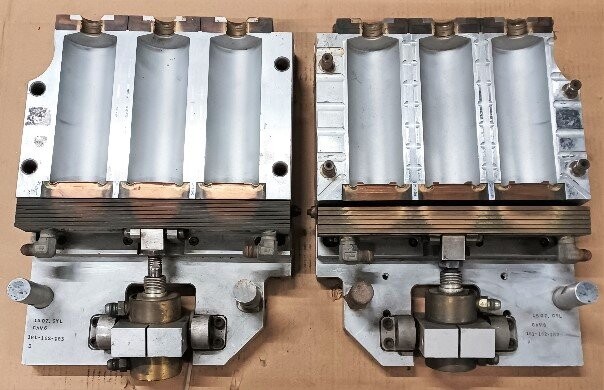 FGH Systems Unknown Model 15 oz Cylinder Cavs Bottle Blow Mold