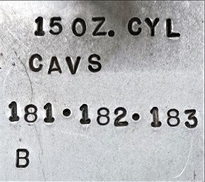 FGH Systems Unknown Model 15 oz Cylinder Cavs Bottle Blow Mold - Image 2