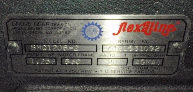 Flexaline BMQ1206-2 Speed Reducer - Image 4