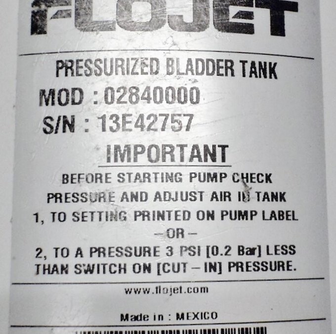 Flojet 0284000 High Volume Water Pressure Systems - Image 3