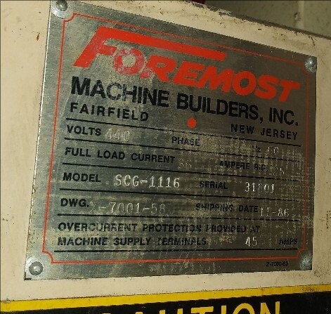 Foremost SCG-1116 20 HP Roll Feed Grinder - Image 3