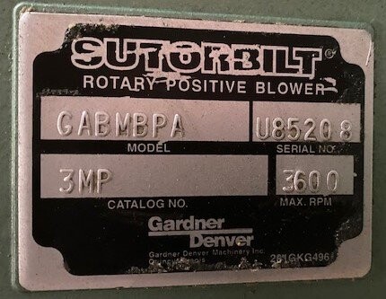 Foremost VF-07A Raw Materials Vacuum Pump - Image 2