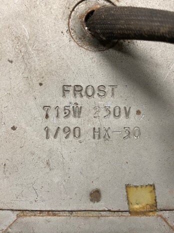 Frost HX-30 Strip Heater - Image 3