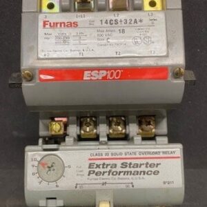 Furnas 14CS-32A Series B Magnetic Starter with D74682-004 Series A Overload Relay