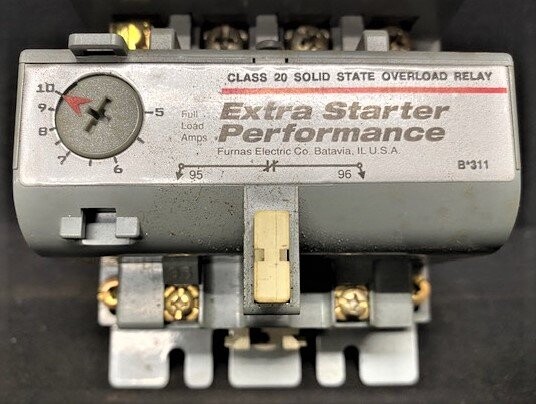 Furnas 14CS-32A Series B Magnetic Starter with D74682-004 Series A Overload Relay - Image 3