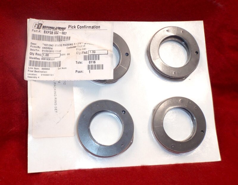 Gardner Denver BXPSB 032-007 1st/2nd Stage Packing