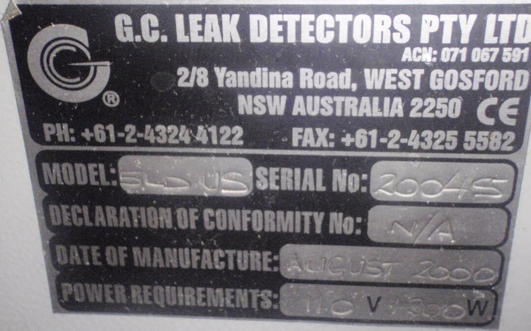 G.C. 5LDUS Single Head Leak Detector - Image 4