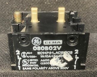 GE 080B02V Cema Contact Block
