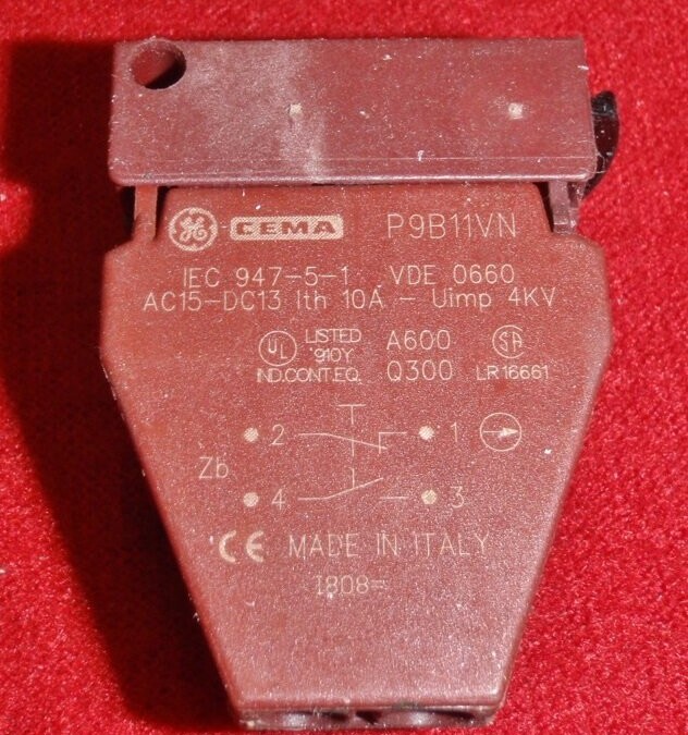 GE P9B11VN Cema Contact Block
