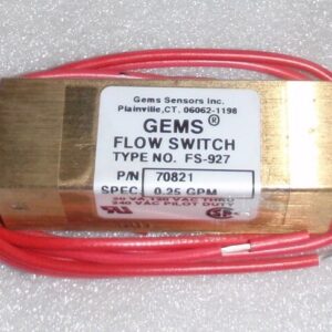 Gems 70821 Flow Switch