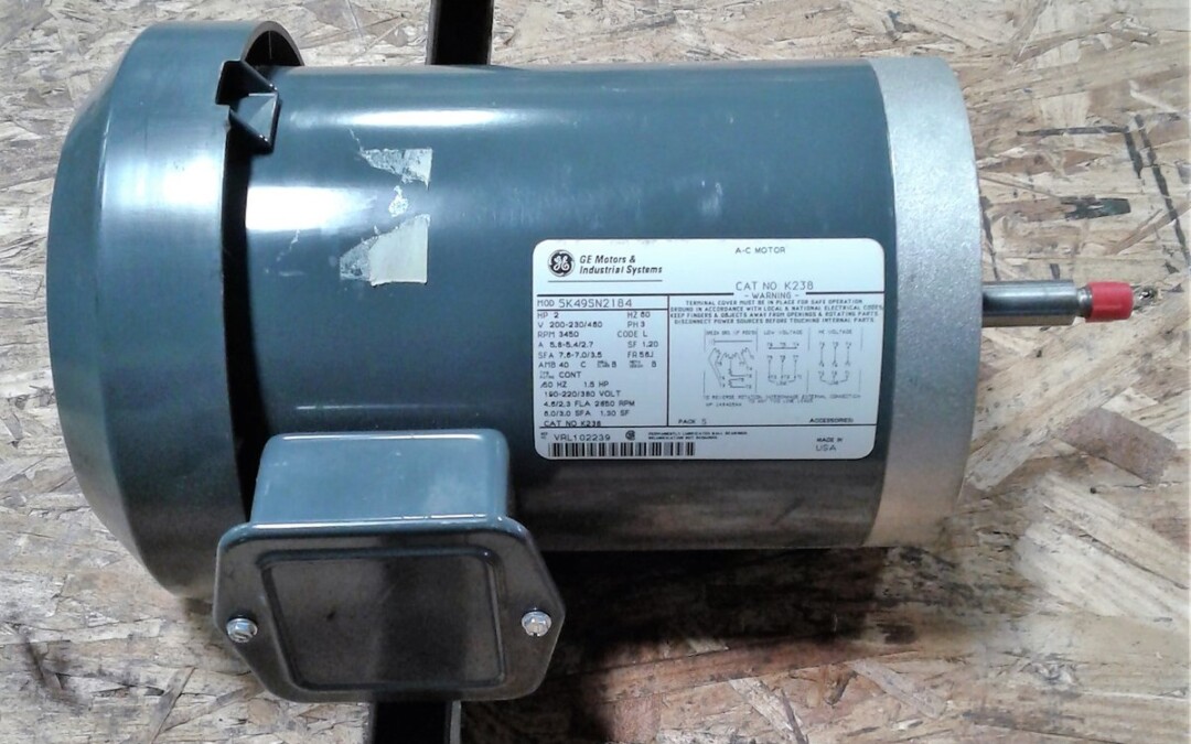 GE 5K49SN2184 AC Motor