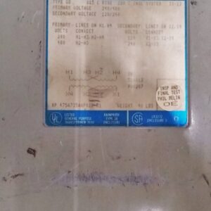 GE 9T51B12 Transformer