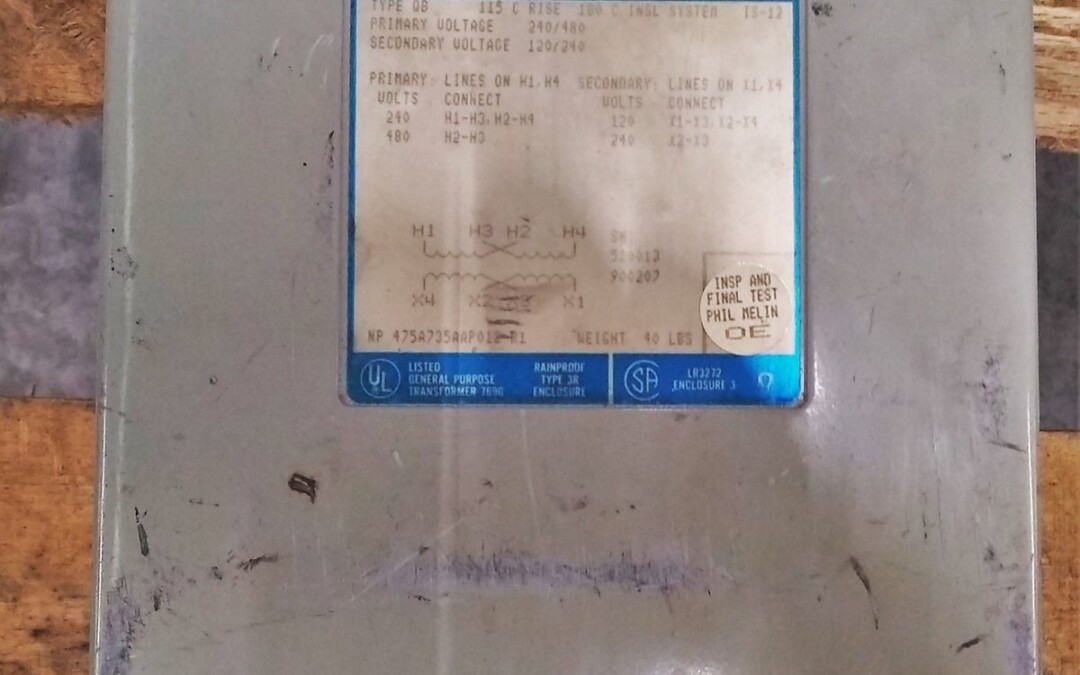 GE 9T51B12 Transformer