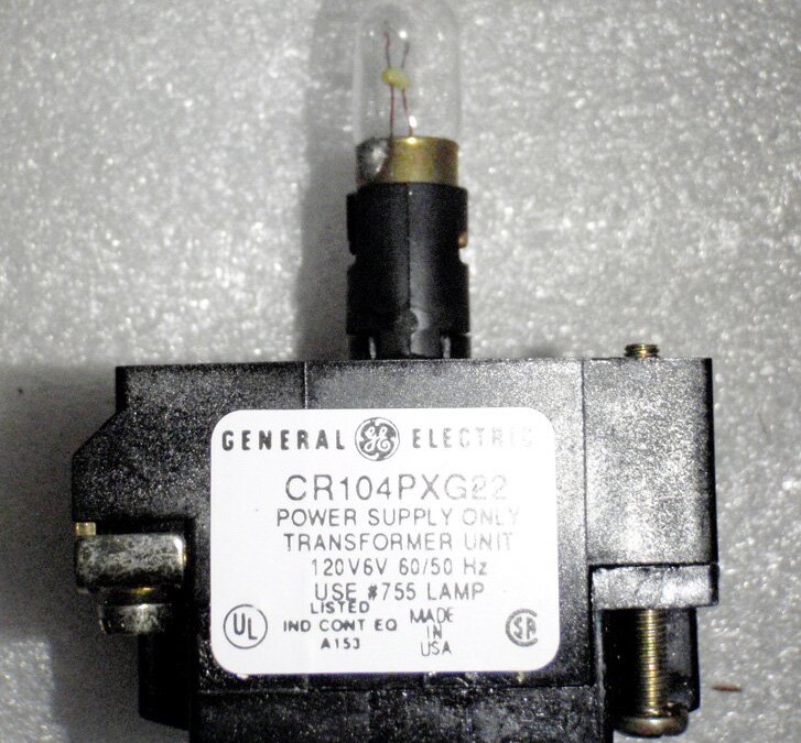 GE CR104PXG22 Push Button Transformer Unit