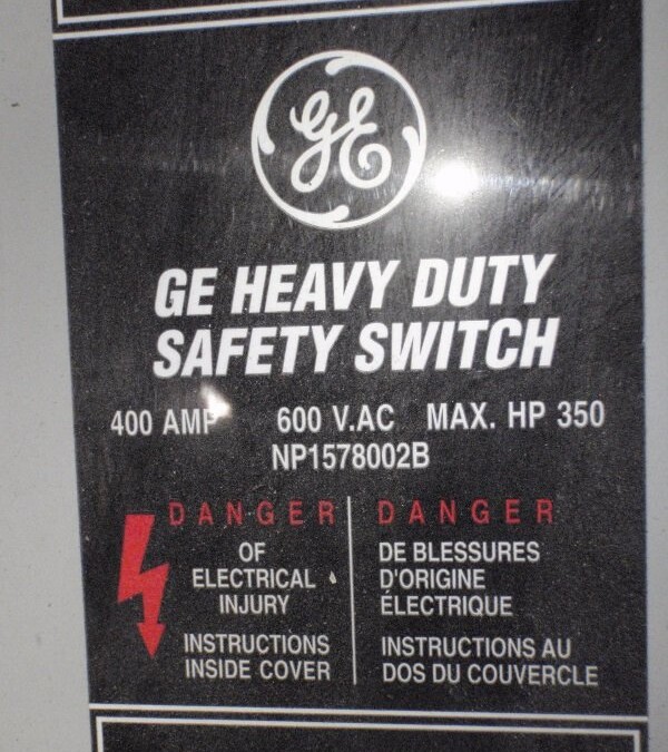 GE TH3365R Heavy Duty Safety Switch - Image 2