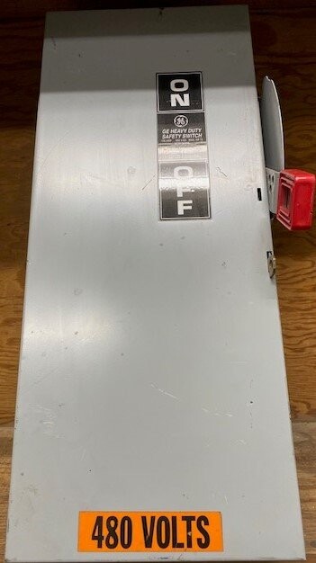 GE TH3363 Model 10 Fusible Enclosed Safety Switch