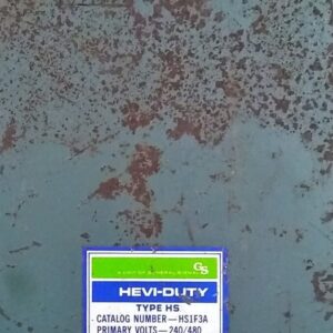 General Signal HS1F3A Hevi-duty Transformer