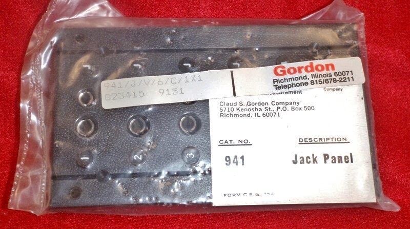 Watlow-Gordon 941-J-V-6-C-1X1 Jack Panel Temperature Controller