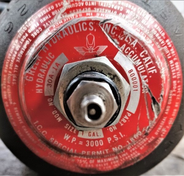 Greer Hydraulics 30A-1A Accumulator - Image 2