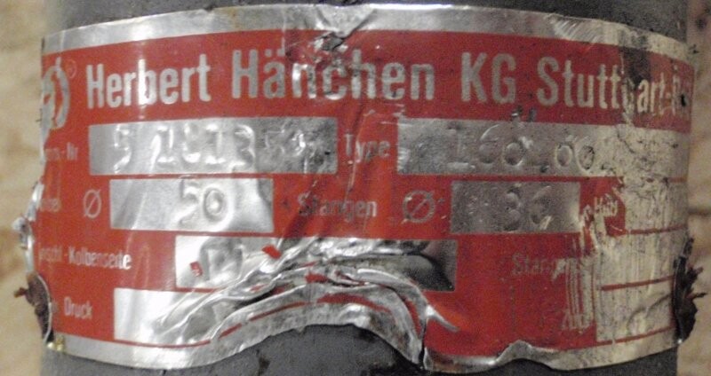 Haenchen 5181359 Transfer Cylinder - Image 2