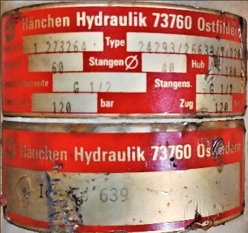 Haenchen 1273264 Hydraulic Cylinder - Image 2