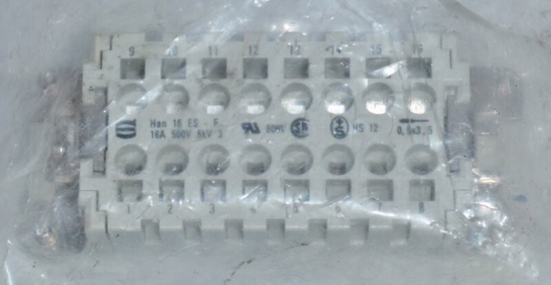 Harting Female Connector Insert HAN16ED-BU