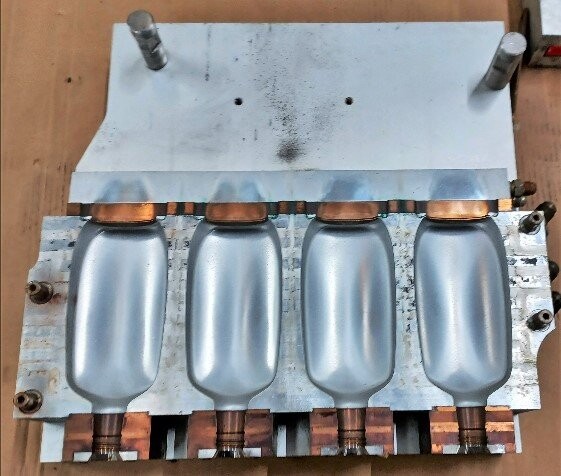 Heise Unknown Model 11 oz Oval Bottle Blow Mold - Image 2