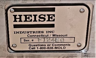 Heise Unknown Model 11 oz Oval Bottle Blow Mold - Image 3