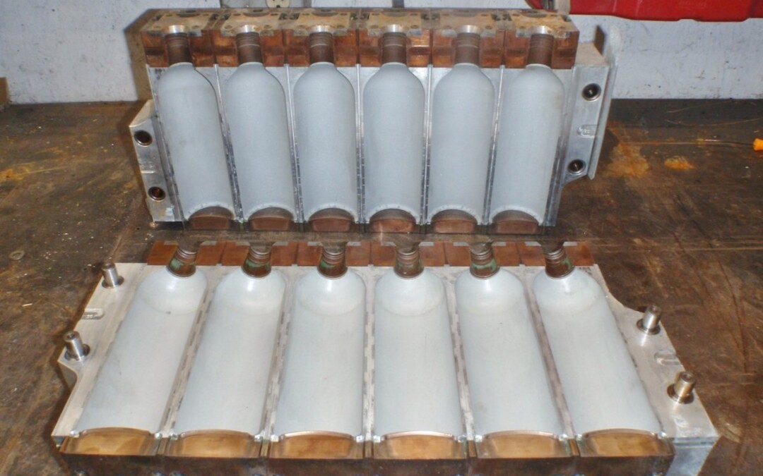 Heise Unknown Model 15oz Boston Round Bottle Molds - Image 4