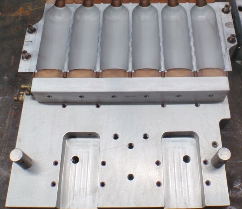 Heise Unknown Model 15oz Boston Round Bottle Molds - Image 2