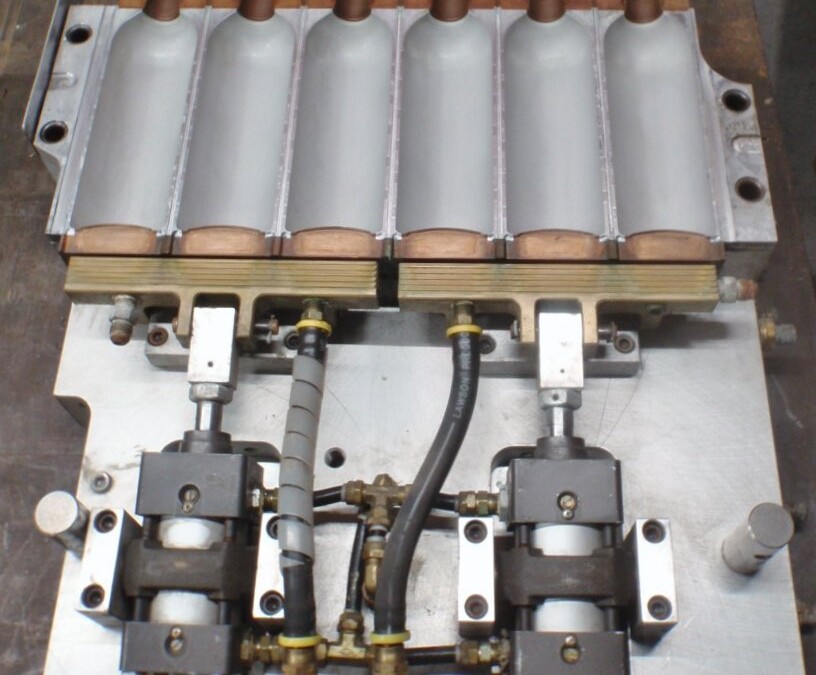 Heise Unknown Model 15oz Boston Round Bottle Molds - Image 3