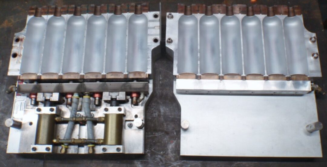 Heise Unknown Model 18oz Boston Round Bottle Molds