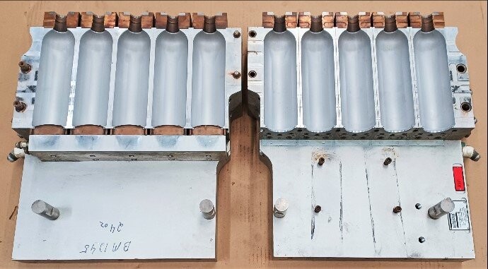 Heise Unknown Model 24 oz Boston Round Bottle Blow Mold