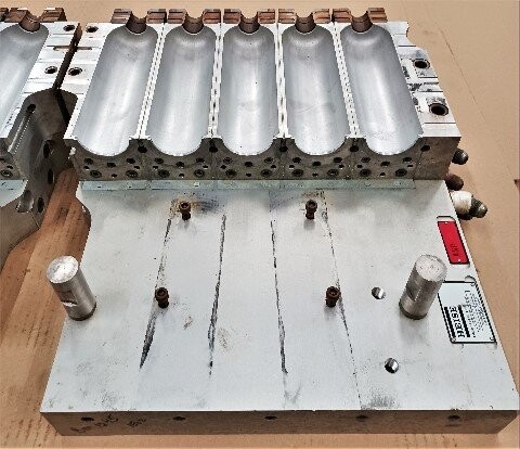 Heise Unknown Model 24 oz Boston Round Bottle Blow Mold - Image 2