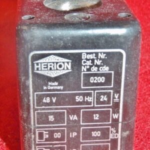 Herion 0200 Solenoid Coil