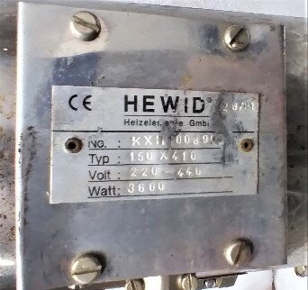 Hewid 100890 150x410mm Extruder Barrel - Image 3