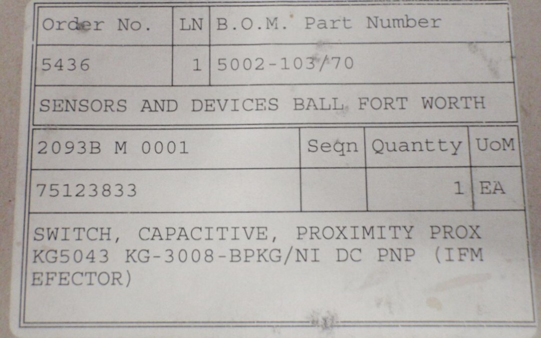 IFM Efector KG-3008-BPKG/NI - Image 2