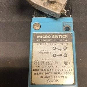 Honeywell LSA3K Micro Switch Heavy Duty Limit Switch