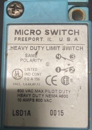 Honeywell Micro Switch LSD1A Heavy Duty Limit Switch - Image 2