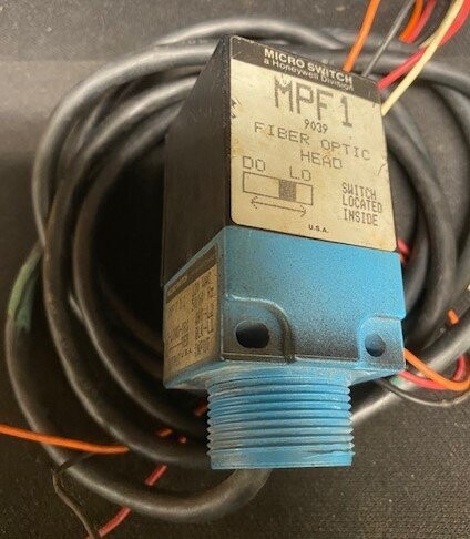 Honeywell MPF1 Micro Switch Fiber Optic Head Photocell Switch