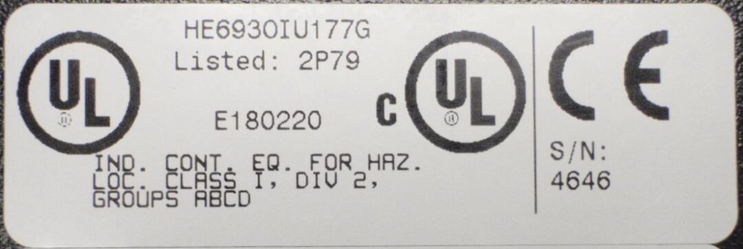 Horner Electric HE693OIU177G - Image 3