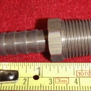 Unknown Brand Unknown Model Hose Barb to Male Pipe Fitting 1/2"x1/4"