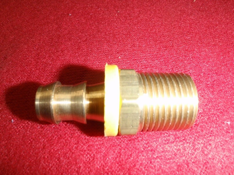 Dixon BPN66, 3/4" Brass Male NPT x Push-on Hose Barb, Male Thread Size 3/4"-14