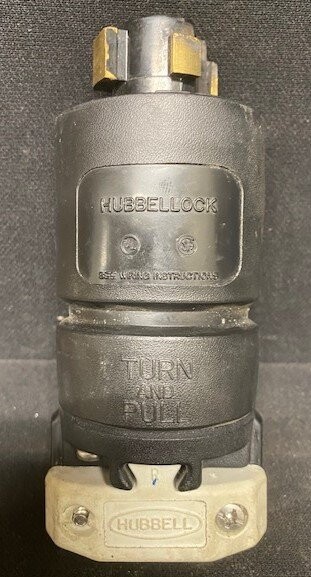 Hubbell HBL21415B Hubbellock Plug