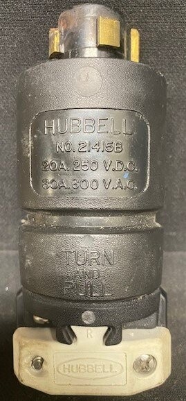 Hubbell HBL21415B Hubbellock Plug - Image 2