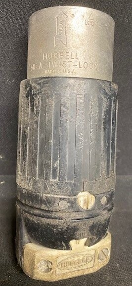 Hubbell HBL3765C 3-Pole 4-Wire Plug